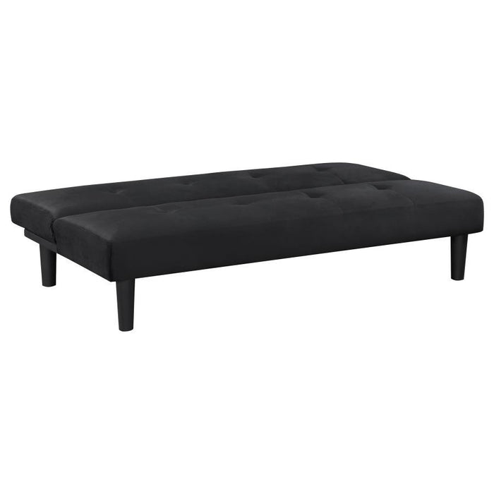 Stanford - Multipurpose Upholstered Tufted Convertible Sofa Bed - Black