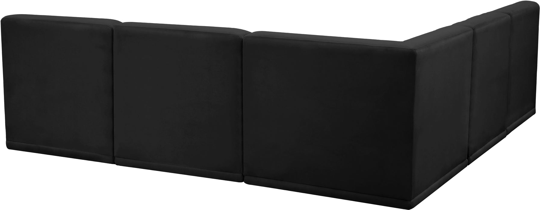 Relax - Modular Sectional 5 Piece - Black - Modern & Contemporary