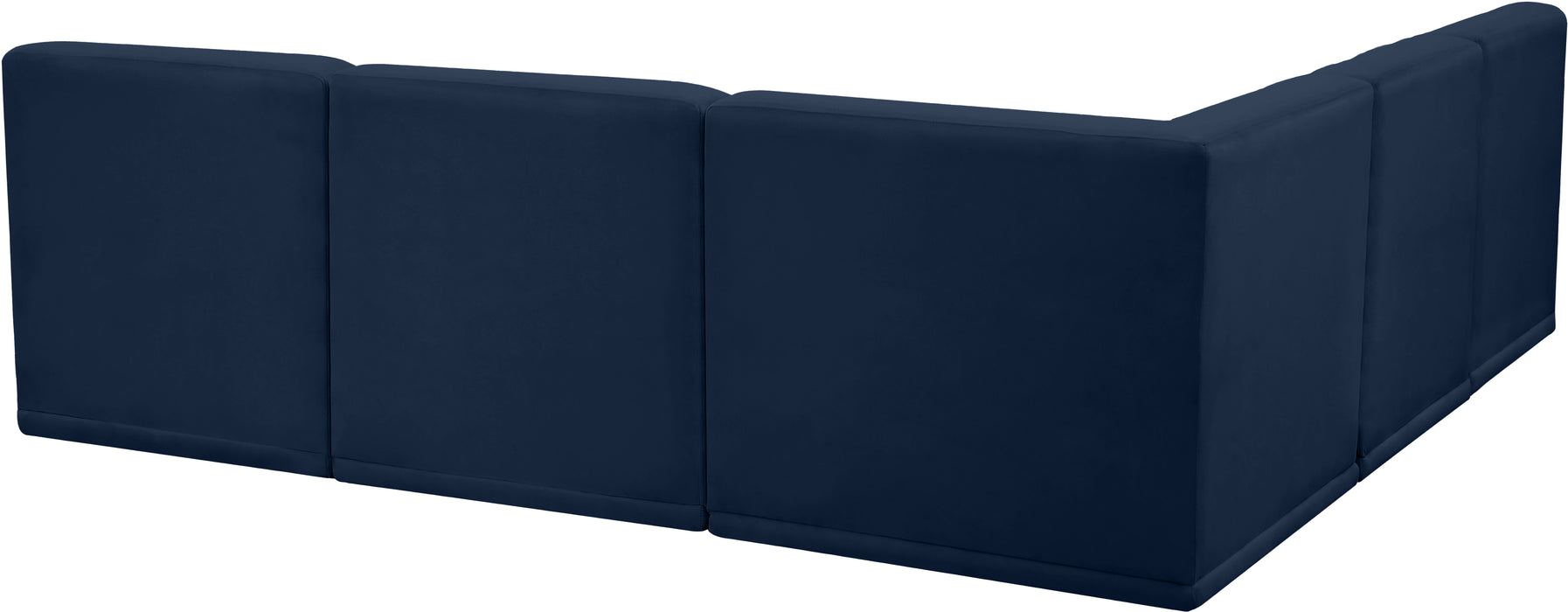 Relax - Modular Sectional 5 Piece - Navy - Modern & Contemporary