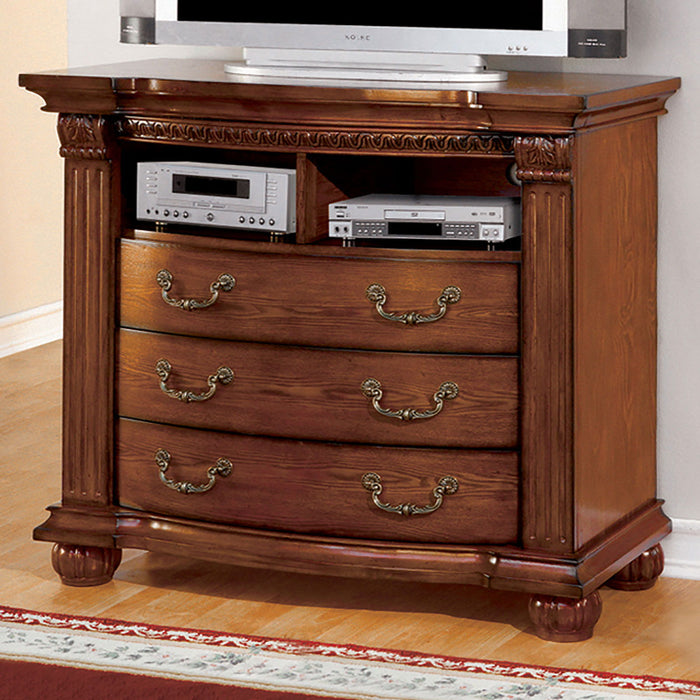 Bellagrand - Media Chest - Antique Tobacco Oak