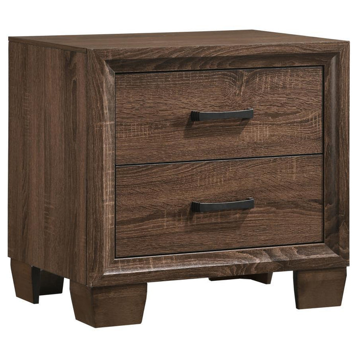 Brandon - 2-Drawer Nightstand - Medium Warm Brown