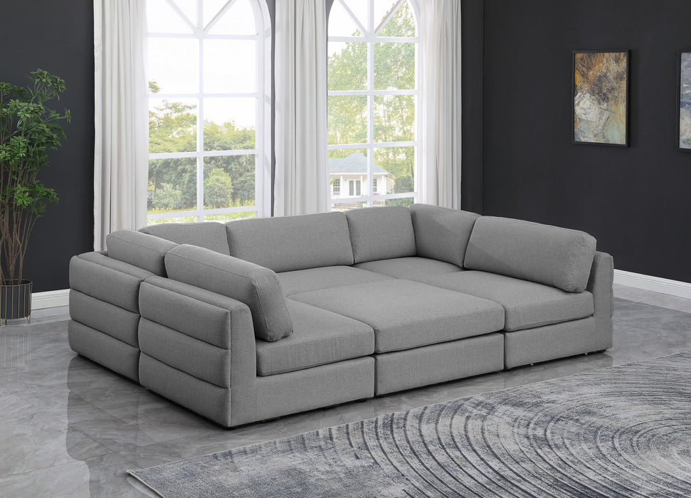 Beckham - Modular Sectional 6 Piece - Gray