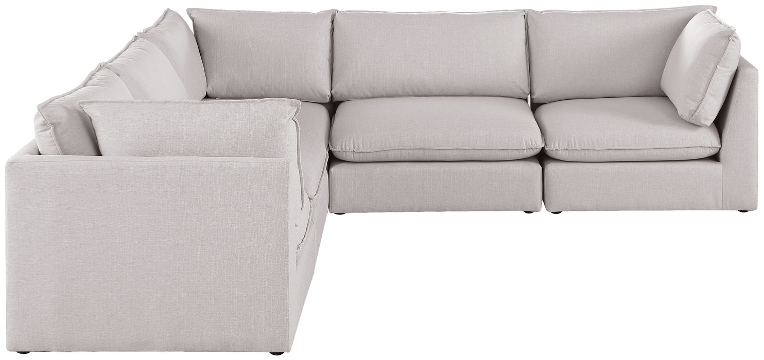 Mackenzie - Modular Sectional 5 Piece - Beige