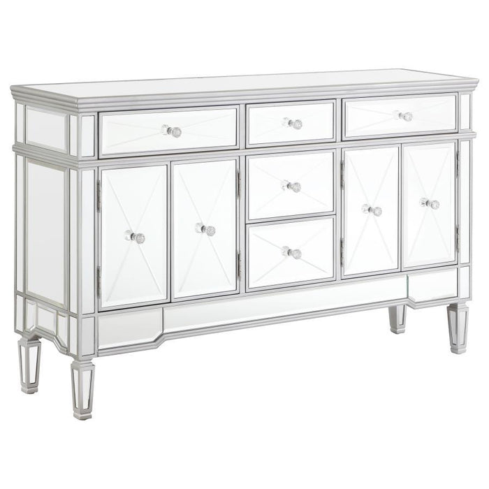 Duchess - 5-Drawer Accent Cabinet - Silver