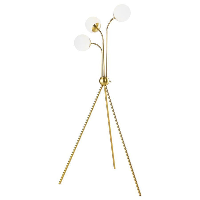 Miley - Trio Tree Floor Lamp - Gold