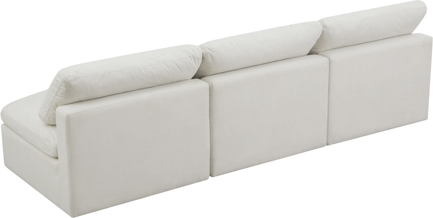 Plush - Modular Armless 3 Seat Sofa