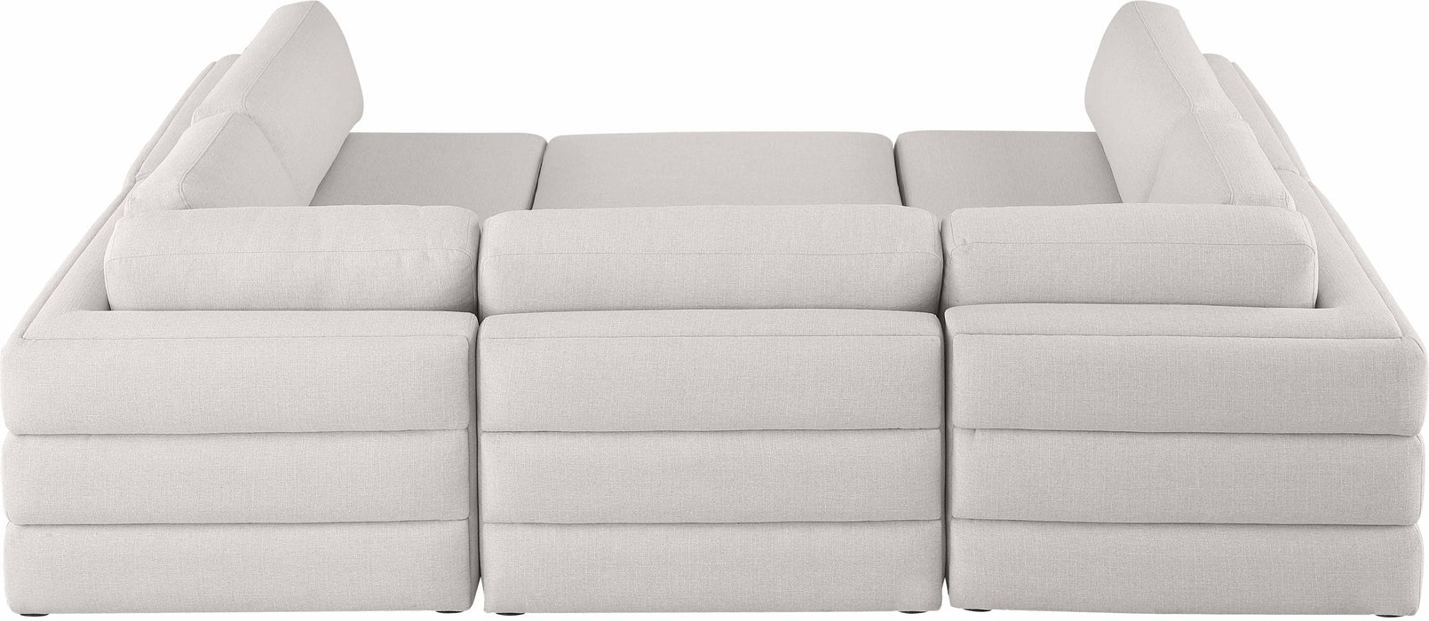 Beckham - Modular Sectional 6 Piece - Beige - Fabric