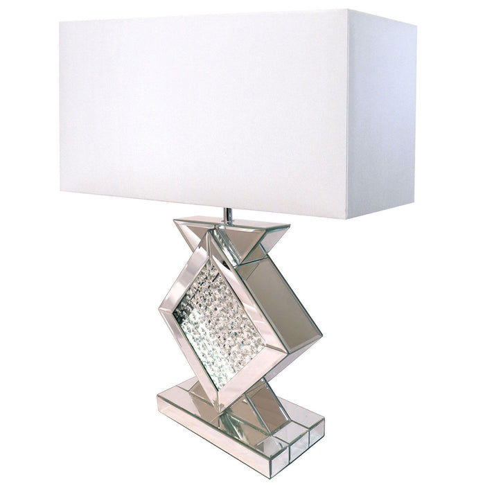 Desma - Table Lamp - Champagne / White