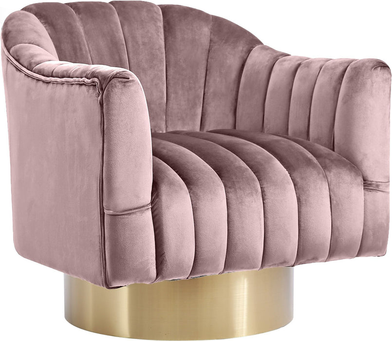 Farrah - Accent Chair with Gold Base