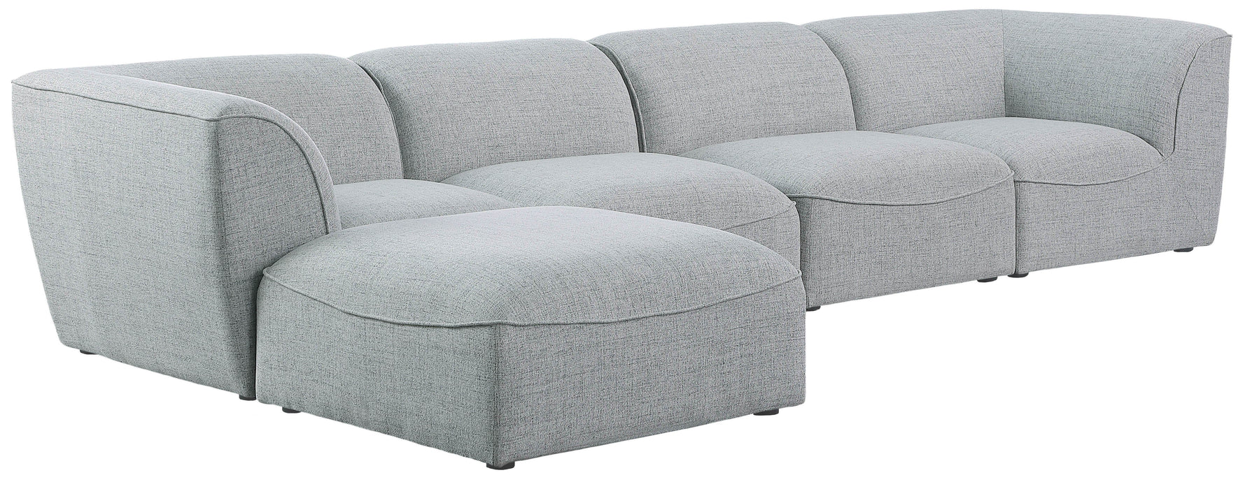 Miramar - Modular Sectional 5 Piece - Gray