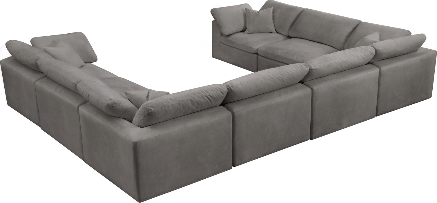 Cozy - Modular Sectional Cloud 8 Piece - Grey