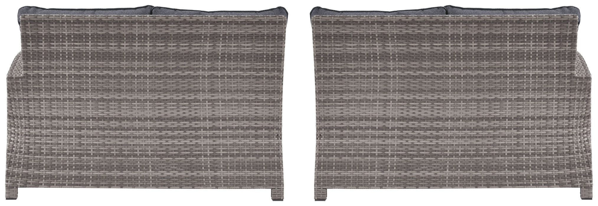 Salem - Gray - Raf / Laf Loveseat W/Cush (Set of 2)