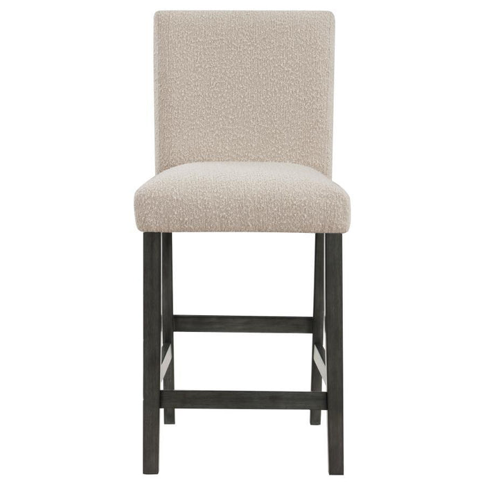 Alba - Boucle Upholstered Counter Height Dining Chair (Set of 2)