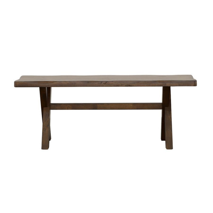 Alston - X-Shaped Dining Bench - Knotty Nutmeg