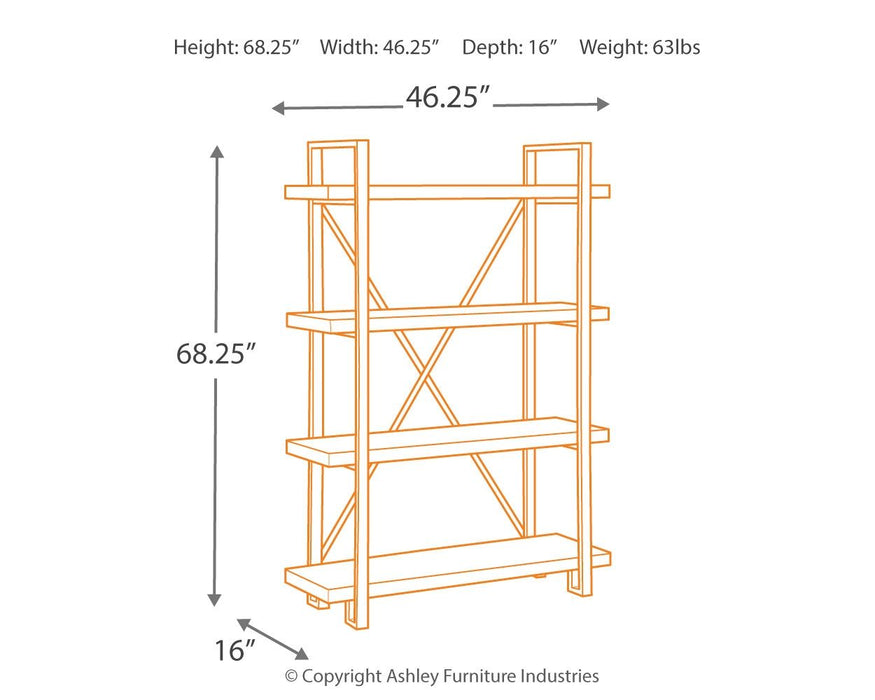 Forestmin - Brown / Black - Bookcase