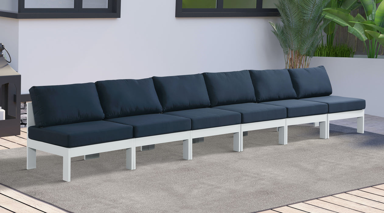 Nizuc - Outdoor Patio Modular Sofa Armless - Navy