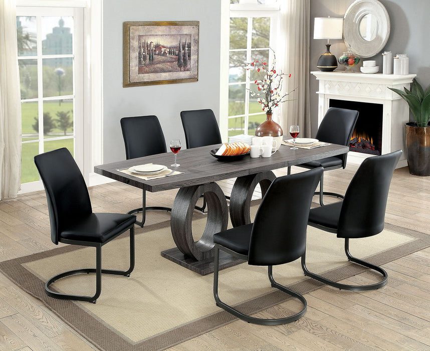 Saskia - Dining Table - Gray