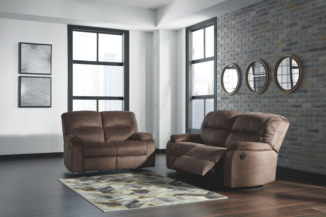 Bolzano - Coffee - 2 Pc. - Reclining Sofa, Loveseat