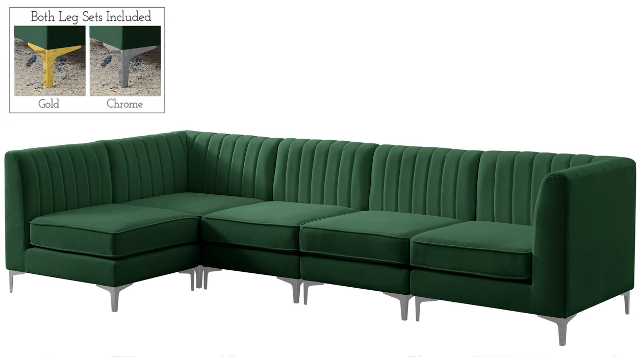 Alina - Modular Sectional - Green