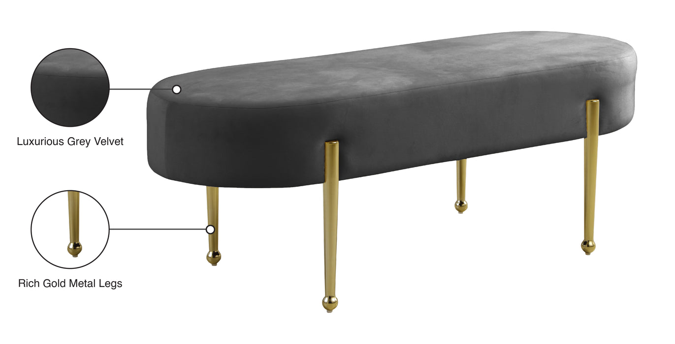 Gia - Velvet Bench