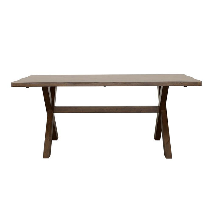 Alston - X-Shaped Dining Table - Knotty Nutmeg