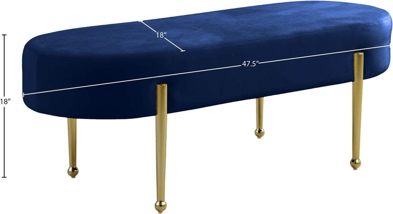 Gia - Velvet Bench