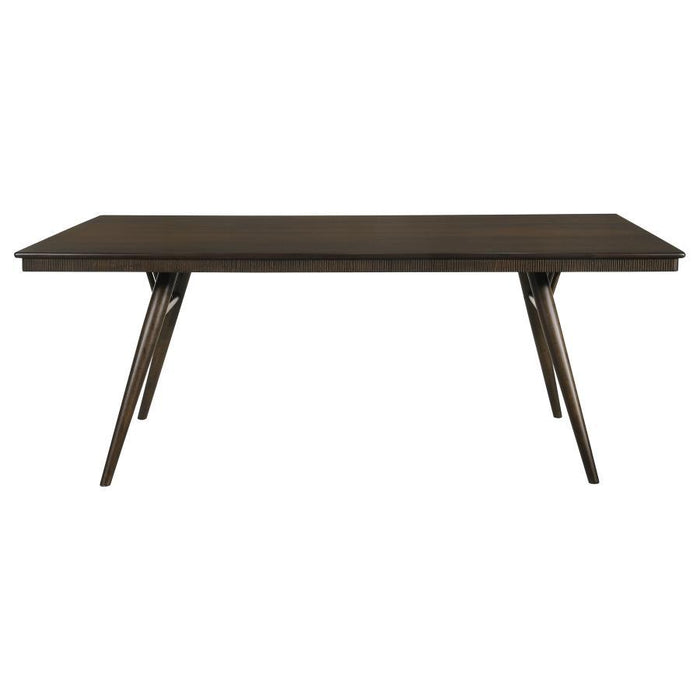 Wes - Rectangular Dining Table - Dark Walnut