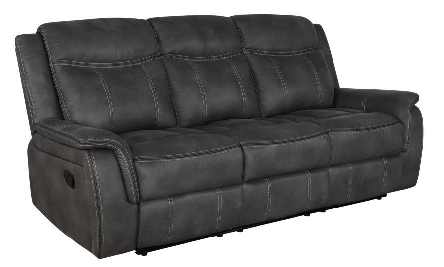 Lawrence - Upholstered Tufted Back Motion Sofa