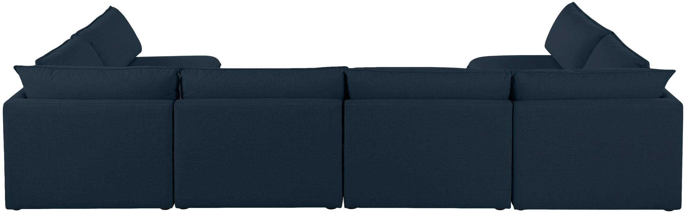 Mackenzie - Modular Sectional 6 Piece - Navy - Modern & Contemporary