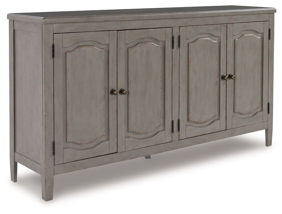 Charina - Antique Gray - Accent Cabinet