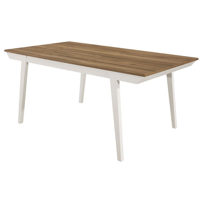 Nogales - Dining Table - Natural Acacia / White