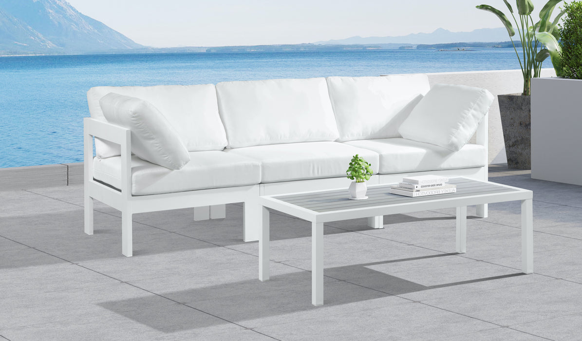 Nizuc - Outdoor Patio Modular Sofa - White - Modern & Contemporary